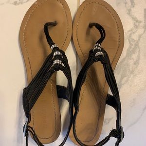 Black madden girl sandals